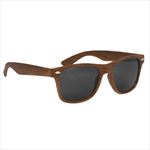 GH6223W Woodtone Malibu Sunglasses With Custom Imprint